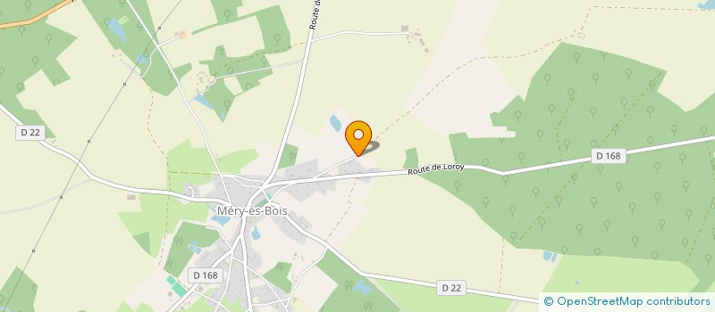 localisation de l'entreprise MADAME CATHERINE BERNARD  MERY-ES-BOIS