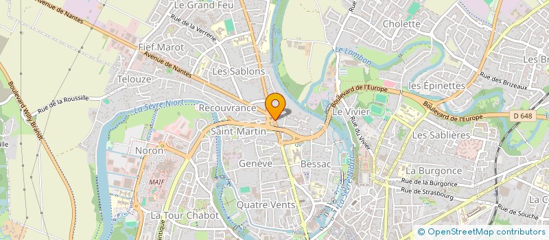 localisation de l'entreprise MADAME CATHERINE BERNARD à NIORT