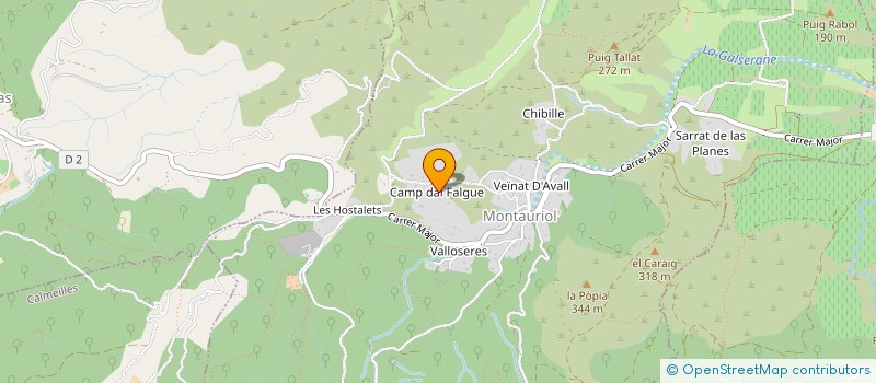 localisation de l'entreprise MADAME CATHERINE BERNARD  MONTAURIOL