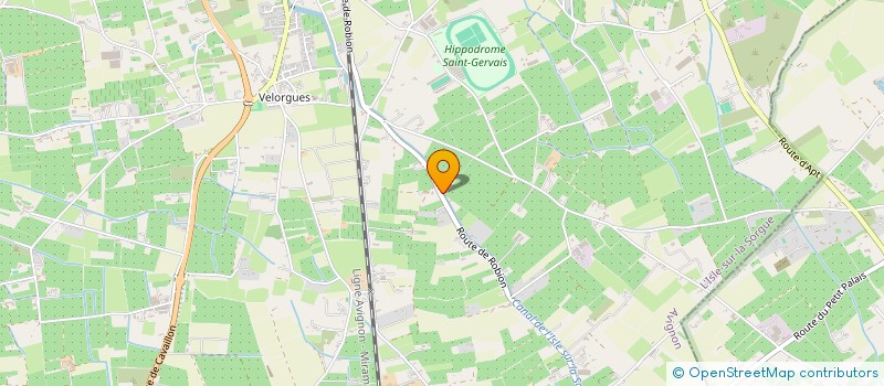 localisation de l'entreprise MADAME CATHERINE BERNAUX à L'ISLE-SUR-LA-SORGUE