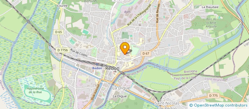 localisation de l'entreprise MADAME CATHERINE BERTAUD à REDON