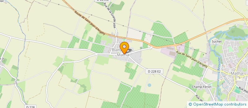 localisation de l'entreprise MADAME CATHERINE BERTHELOT  BLANZAC-LES-MATHA