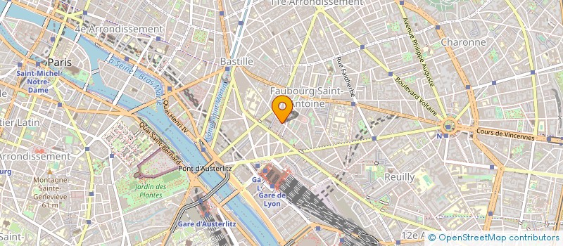 localisation de l'entreprise MADAME CATHERINE BERTHOMIER à PARIS