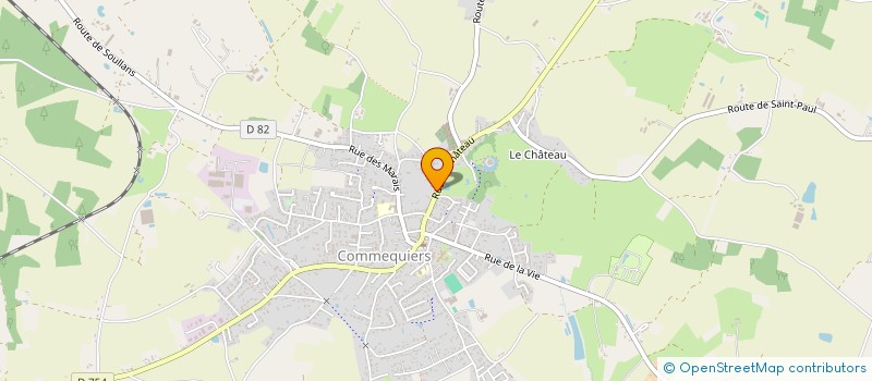 localisation de l'entreprise MADAME CATHERINE BERTHOMME  COMMEQUIERS