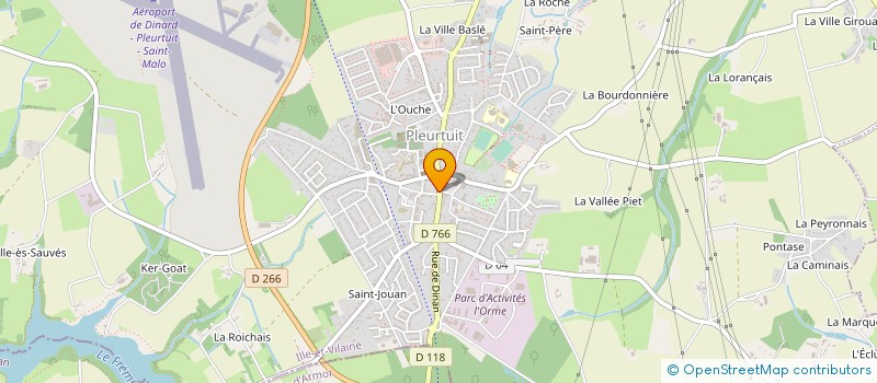 localisation de l'entreprise MADAME CATHERINE BERTHY  PLEURTUIT