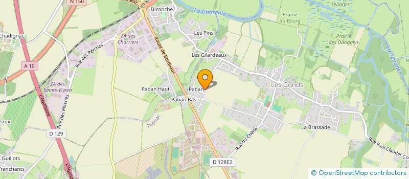 localisation de l'entreprise MADAME CATHERINE BERTRAND  LES GONDS