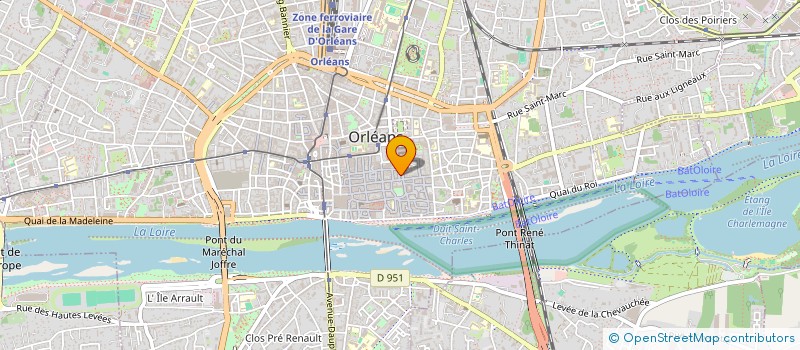 localisation de l'entreprise MADAME CATHERINE BERTRAND à ORLEANS
