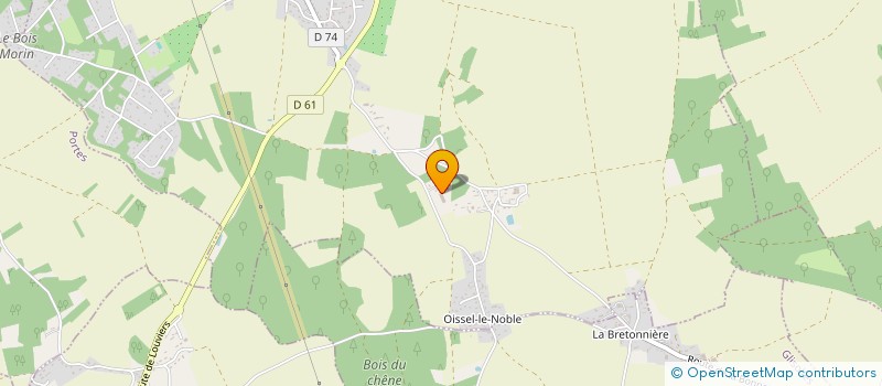 localisation de l'entreprise MADAME CATHERINE BERTRAND  FERRIERES-HAUT-CLOCHER