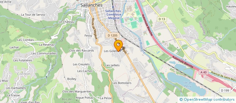 localisation de l'entreprise MADAME CATHERINE BESSET à SALLANCHES
