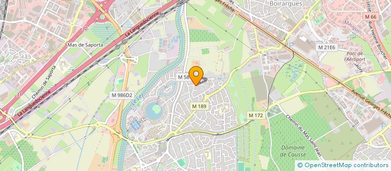 localisation de l'entreprise MADAME CATHERINE BESSON à LATTES