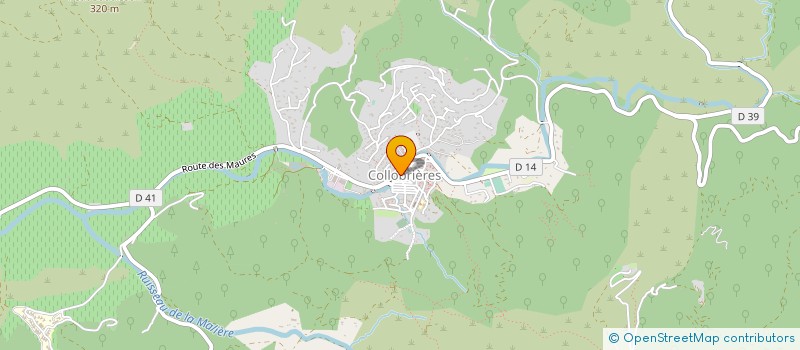 localisation de l'entreprise MADAME CATHERINE BETHOUT  COLLOBRIERES