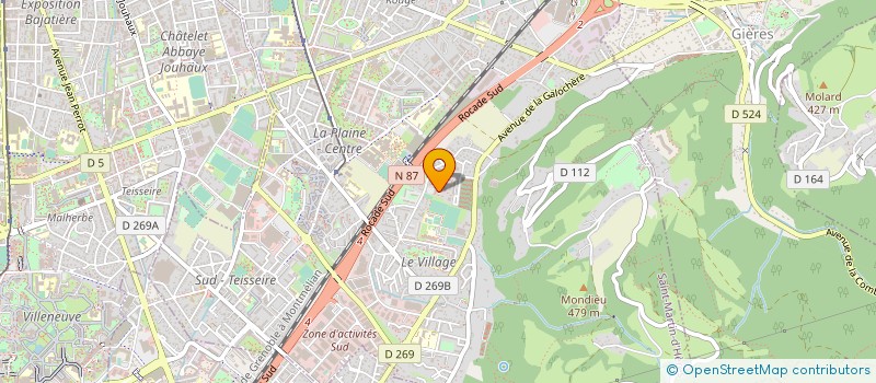 localisation de l'entreprise MADAME CATHERINE BETHOUX  LA MOTTE-D'AVEILLANS