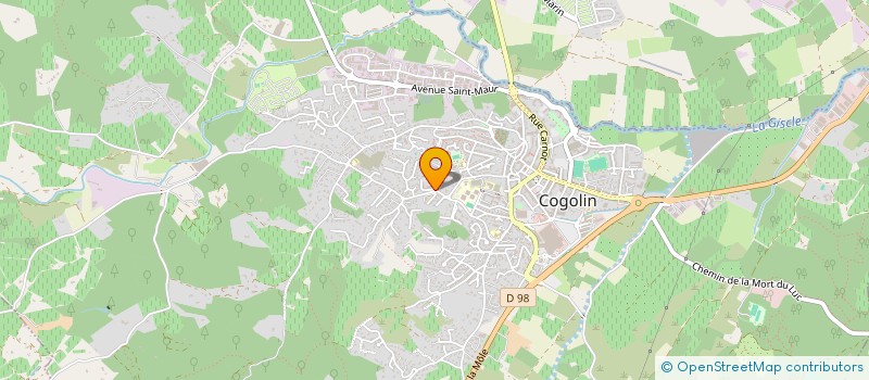 localisation de l'entreprise MADAME CATHERINE BETHOUX  COGOLIN