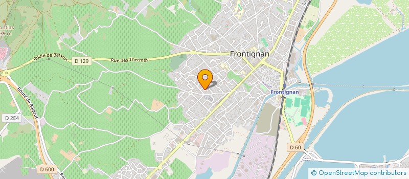 localisation de l'entreprise MADAME CATHERINE BEUDIN à FRONTIGNAN