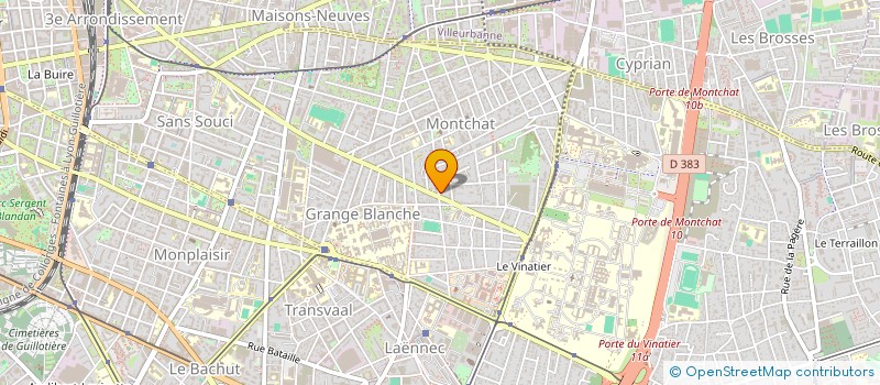 localisation de l'entreprise MADAME CATHERINE BEUFFE  BOURGOIN-JALLIEU