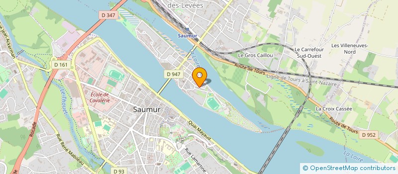 localisation de l'entreprise MADAME CATHERINE BEVIERE  SAUMUR