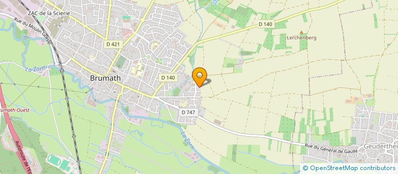 localisation de l'entreprise MADAME CATHERINE BEYER  BRUMATH