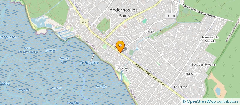 localisation de l'entreprise MADAME CATHERINE BEYSSI à ANDERNOS-LES-BAINS
