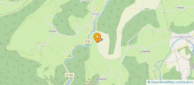 localisation de l'entreprise MADAME CATHERINE BEZIAT  NAGES