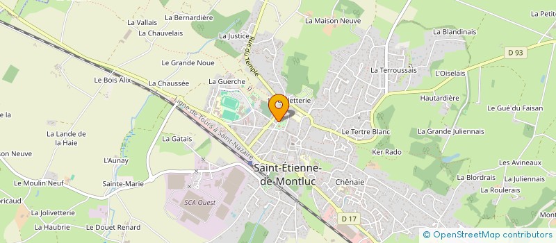 localisation de l'entreprise MADAME CATHERINE BEZIER  SAINT-ETIENNE-DE-MONTLUC