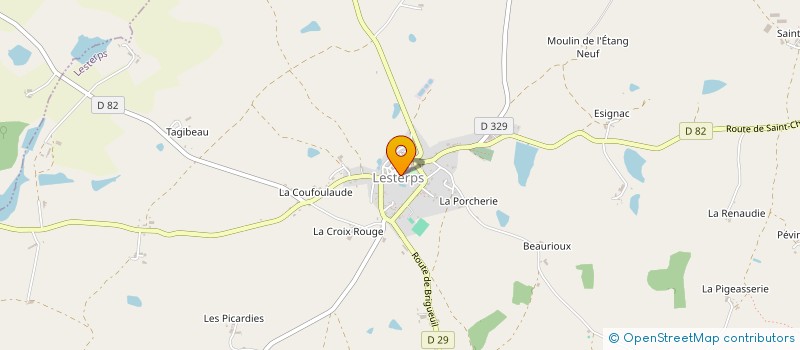 localisation de l'entreprise MADAME CATHERINE BIANCHERI à BRIGUEUIL