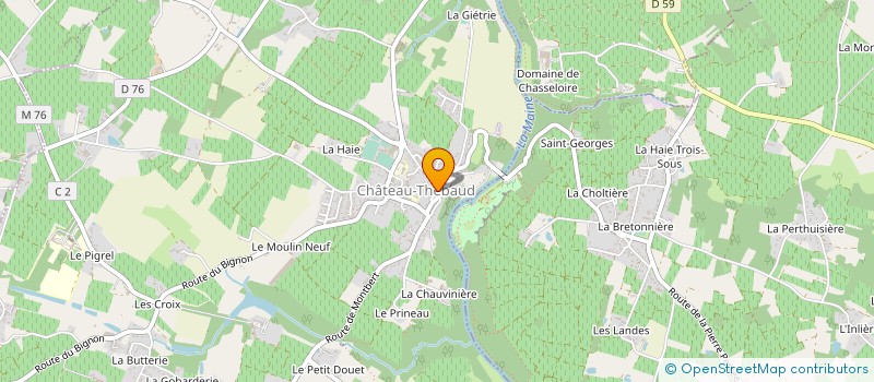 localisation de l'entreprise MADAME CATHERINE BIDET-EMERIAU  CHATEAU-THEBAUD