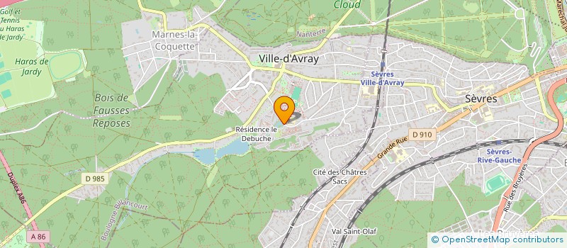 localisation de l'entreprise MADAME CATHERINE BIGORGNE  VILLE-D'AVRAY