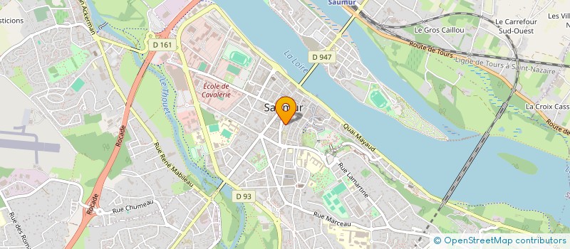 localisation de l'entreprise MADAME CATHERINE BIHOREAU à SAUMUR