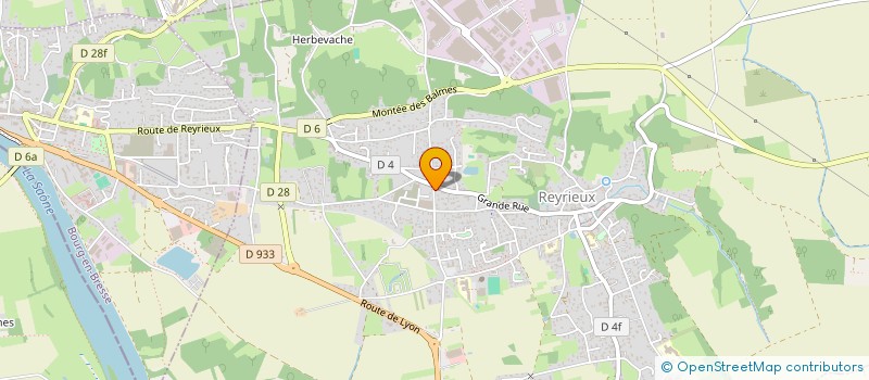 localisation de l'entreprise MADAME CATHERINE BILLARD à REYRIEUX