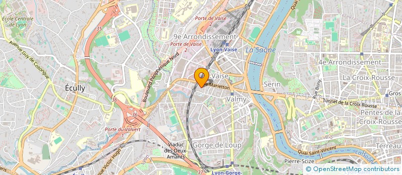 localisation de l'entreprise MADAME CATHERINE BILLATE à LYON