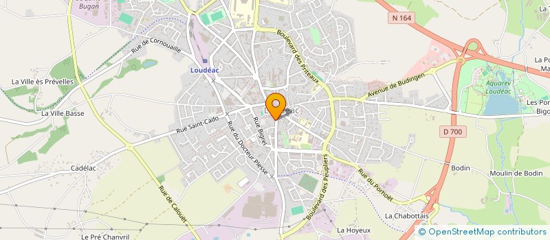 localisation de l'entreprise MADAME CATHERINE BILLON à LOUDEAC