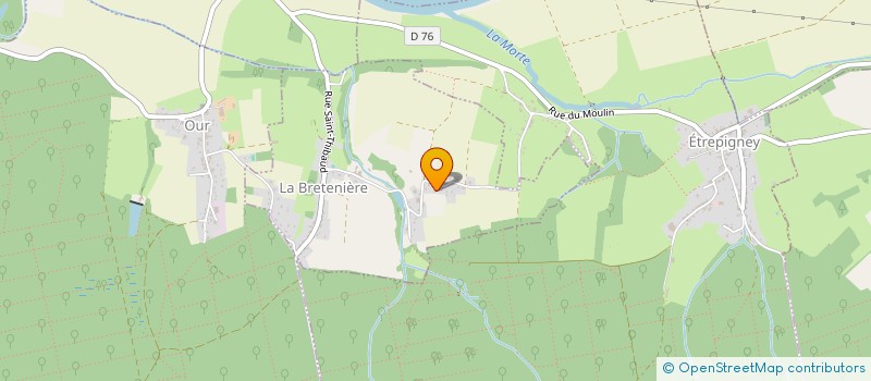 localisation de l'entreprise MADAME CATHERINE BILLOT  LA BRETENIERE