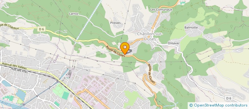 localisation de l'entreprise MADAME CATHERINE BISSEY  CHATILLON-SUR-CLUSES