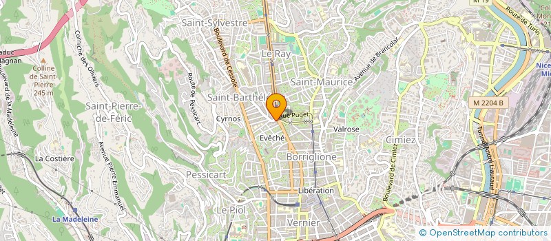 localisation de l'entreprise MADAME CATHERINE BITOUN  NICE