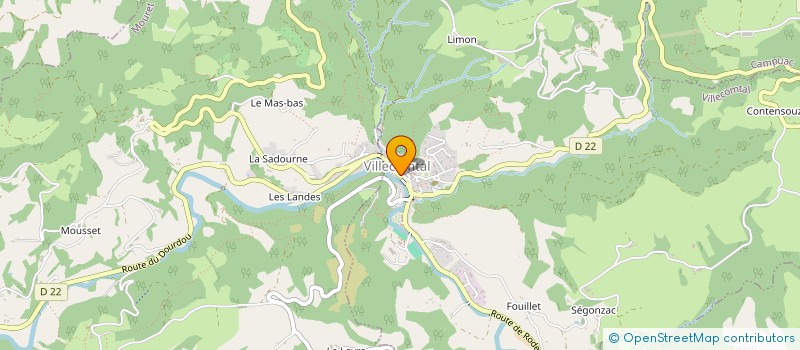 localisation de l'entreprise MADAME CATHERINE BLAIN à VILLECOMTAL