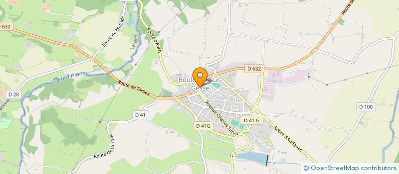 localisation de l'entreprise MADAME CATHERINE BLAISE  SARREMEZAN