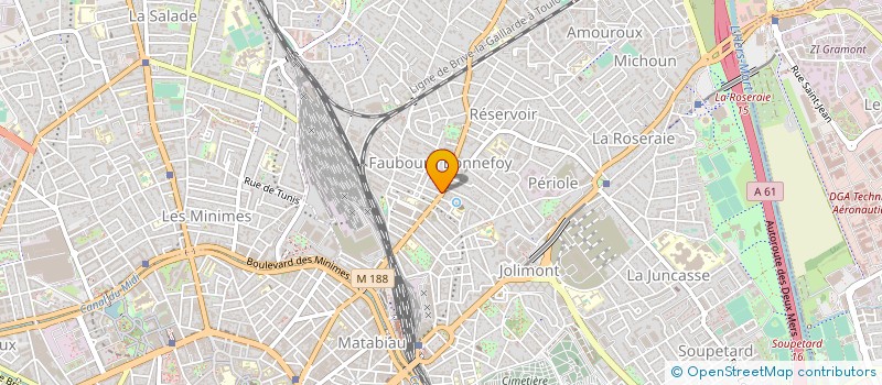 localisation de l'entreprise MADAME CATHERINE BLANC à TOULOUSE