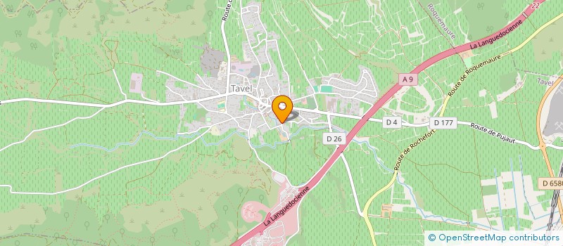 localisation de l'entreprise MADAME CATHERINE BLANC  TAVEL