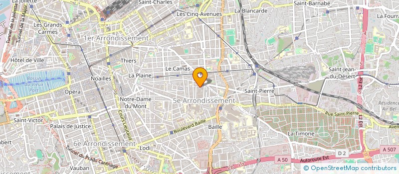 localisation de l'entreprise MADAME CATHERINE BLANC  MARSEILLE