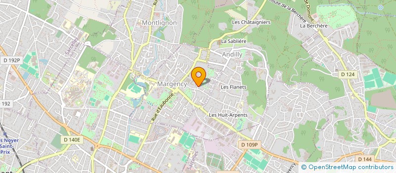 localisation de l'entreprise MADAME CATHERINE BLANC à MARGENCY