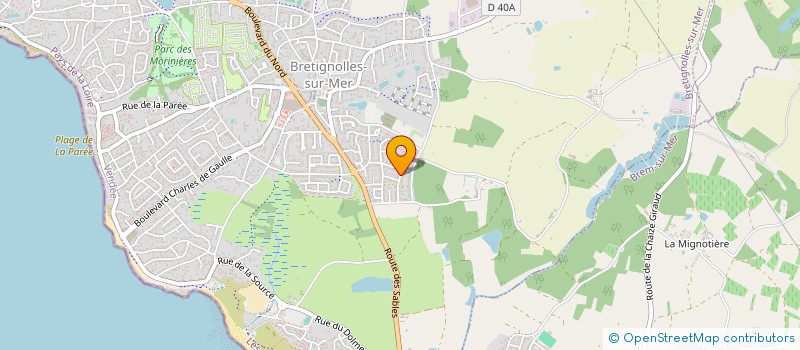 localisation de l'entreprise MADAME CATHERINE BLANCHARD  BRETIGNOLLES-SUR-MER