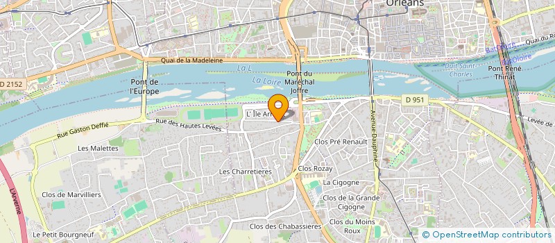 localisation de l'entreprise MADAME CATHERINE BLANCHARD à ORLEANS