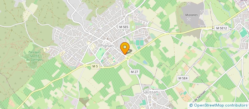 localisation de l'entreprise MADAME CATHERINE BLANCHET  PIGNAN