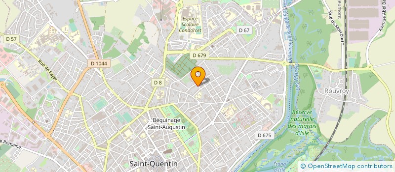 localisation de l'entreprise MADAME CATHERINE BLANDIER à SAINT-QUENTIN