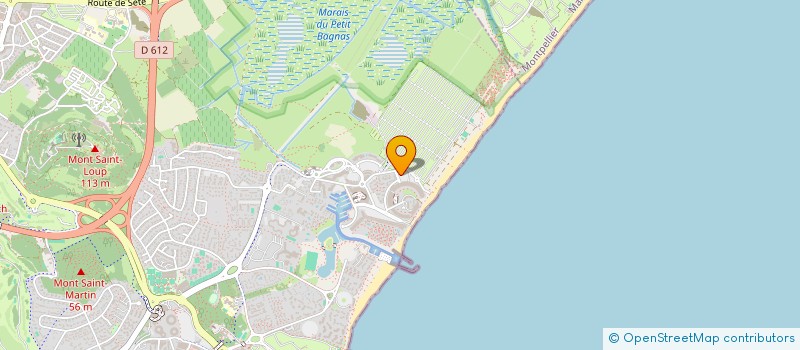 localisation de l'entreprise MADAME CATHERINE BLESA  AGDE