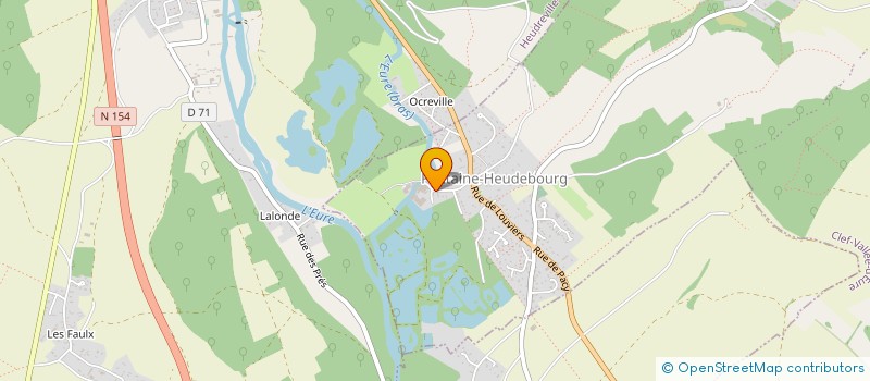 localisation de l'entreprise MADAME CATHERINE BLEUSE à CLEF VALLEE D'EURE