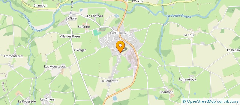 localisation de l'entreprise MADAME CATHERINE BLONDEAU  GENOUILLAC