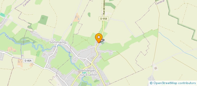 localisation de l'entreprise MADAME CATHERINE BOCCON  VENDEGIES-SUR-ECAILLON