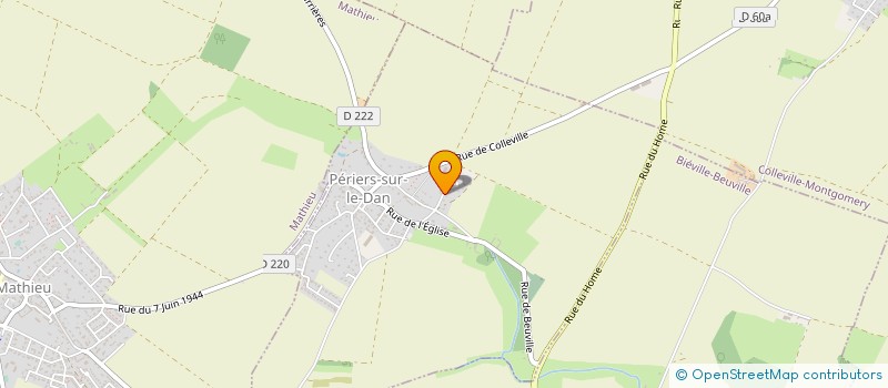 localisation de l'entreprise MADAME CATHERINE BODIN à PERIERS-SUR-LE-DAN