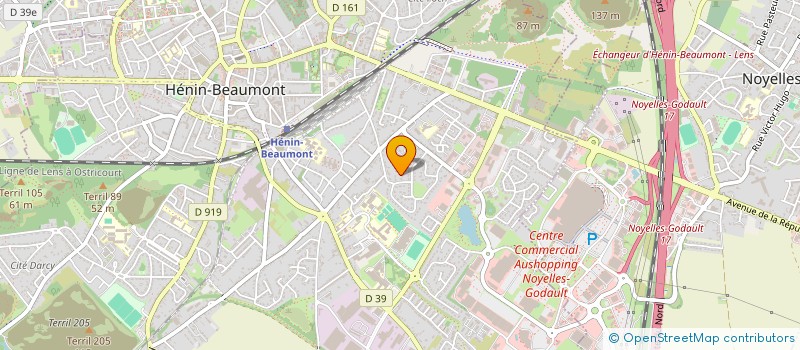 localisation de l'entreprise MADAME CATHERINE BODUAIN à HENIN-BEAUMONT